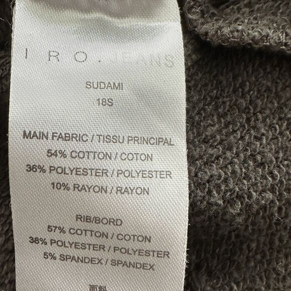 IRO Jeans Camo Burnout distressed Avant garde grunge Sweatshirt S - Picture 4 of 7